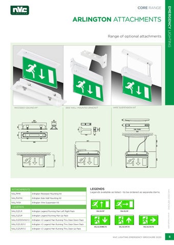 NVC Lighting UK EMERGENCY 灯饰手册 第 5 页