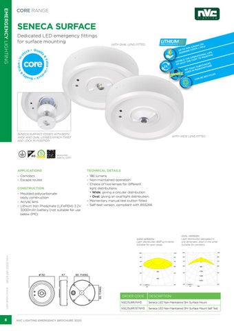 NVC Lighting UK EMERGENCY 灯饰手册 第 8 页