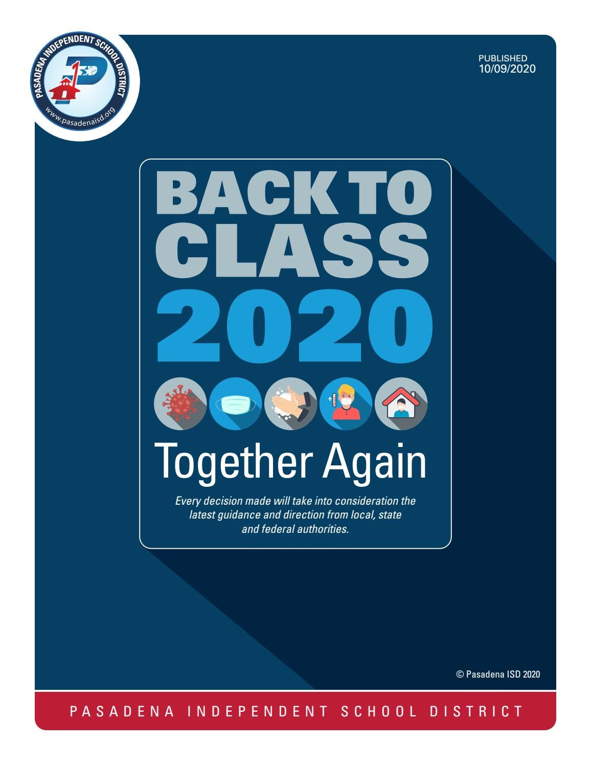 Pasadena ISD Back to Class 2020 Together Again by Pasadena ISD Issuu