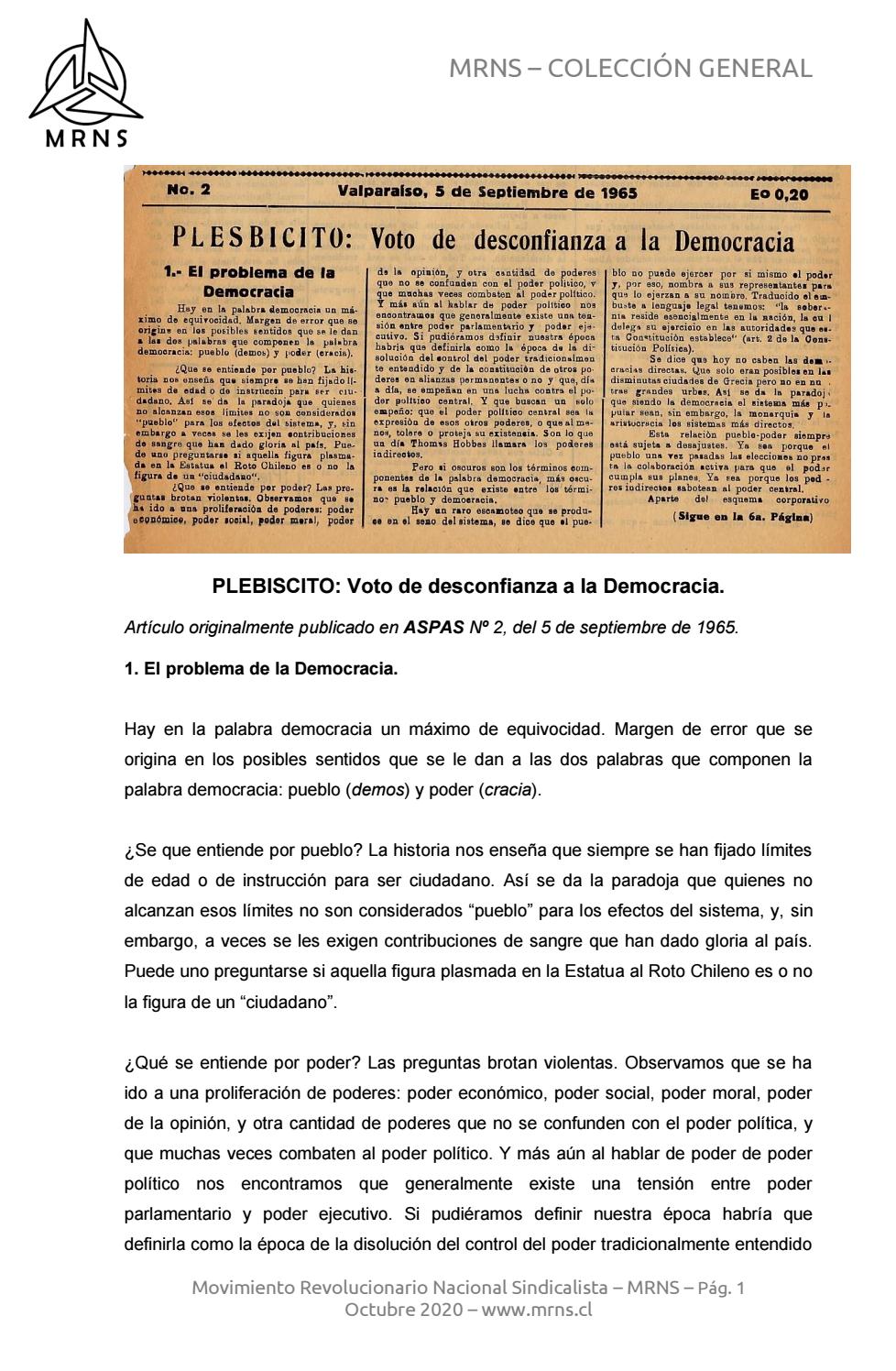 palabra democracia