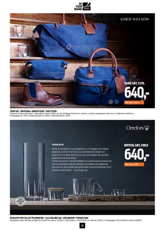Sortberg Hansen 家具目录 · Gaver Be Your Brand 第 21 页
