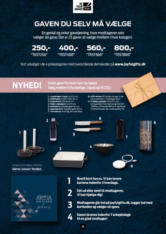 Sortberg Hansen 家具目录 · Gaver Be Your Brand 第 23 页