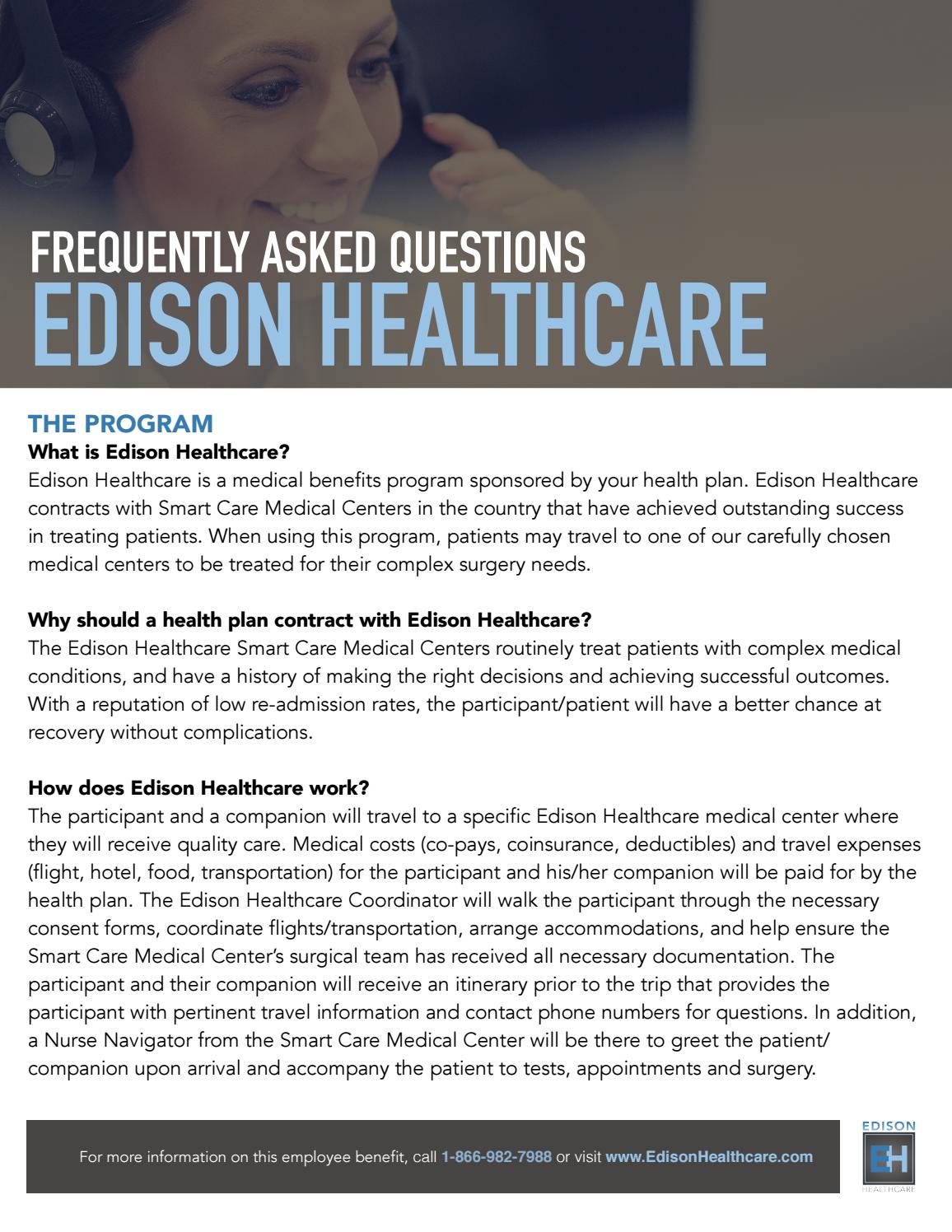 Edison Health FAQ by The MJ Companies Issuu