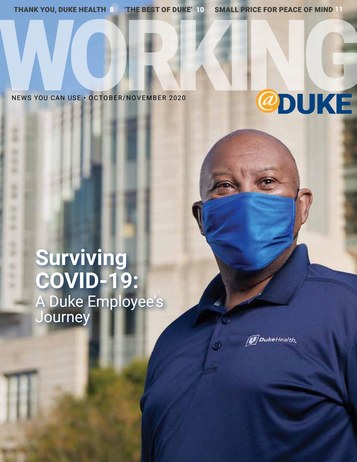 October/November, 2020 Working@Duke by Working Duke - Issuu