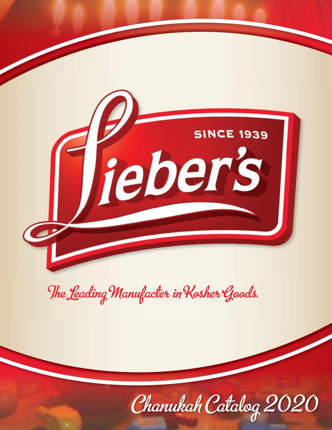 Lieber's 2020 Chanukah Catalog by GO! Group Issuu