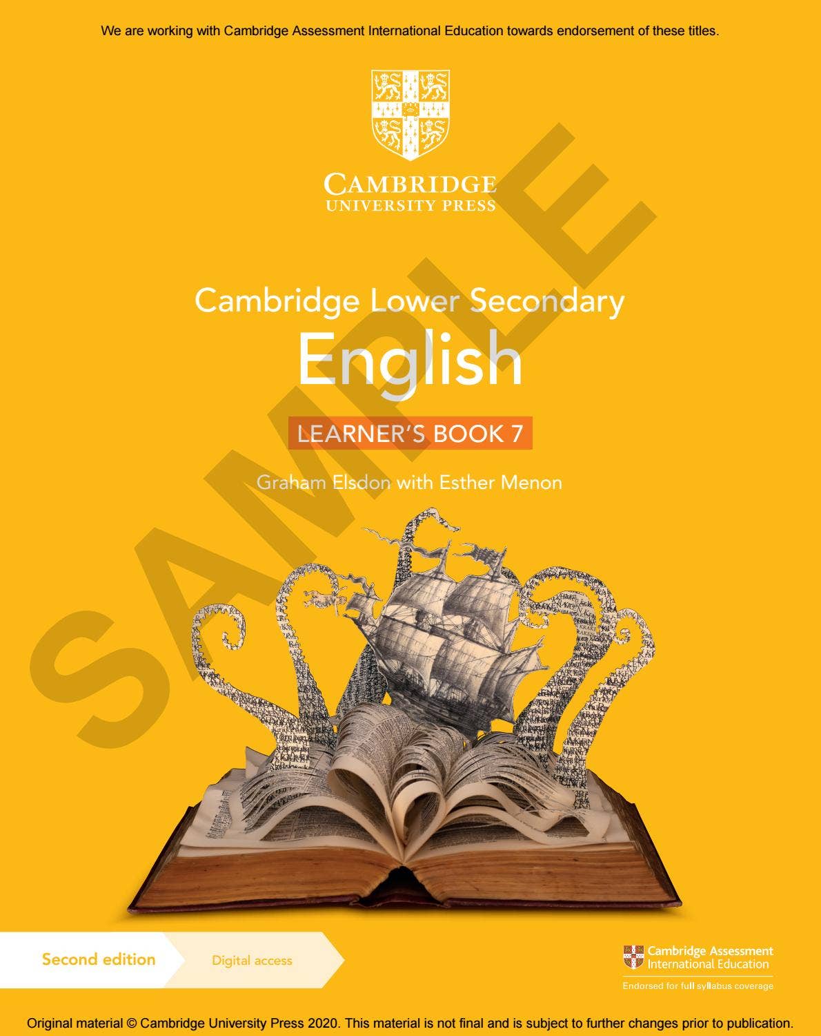 Cambridge Lower Secondary English Learner's book 7