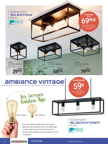 MENO 灯饰目录 · Folder HandyHome Spécial éclairage TEC 2020 第 2 页