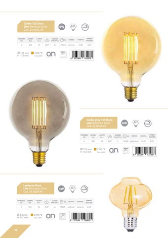 Kon.El.Co. S.p.a. 灯饰目录 · Catalogo Lampadine 装饰 2020 第 10 页