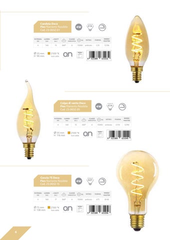 Kon.El.Co. S.p.a. 灯饰目录 · Catalogo Lampadine 装饰 2020 第 6 页