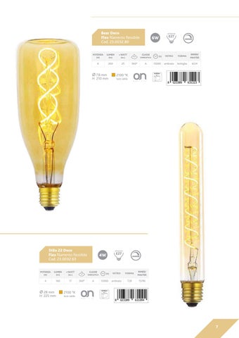 Kon.El.Co. S.p.a. 灯饰目录 · Catalogo Lampadine 装饰 2020 第 7 页