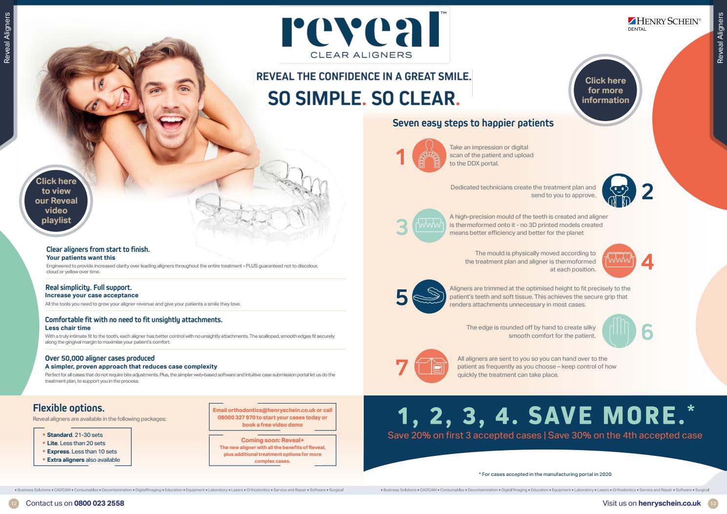 Reveal Clear Aligners Double Page by HenryScheinUK Issuu
