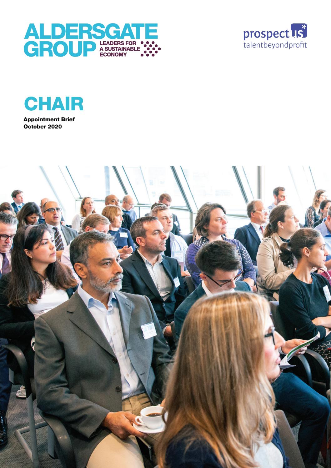 The Aldersgate Group Chair by Prospectus Issuu