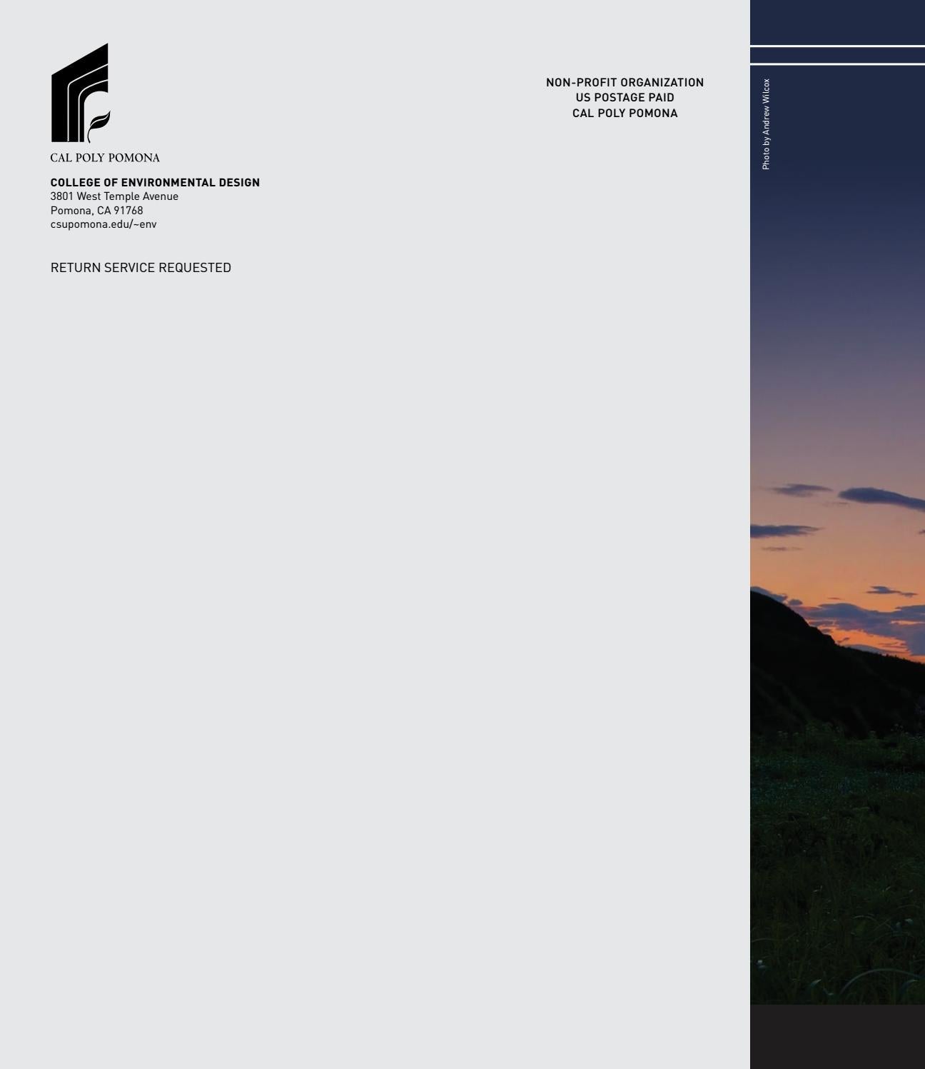 LINK Magzine (Fall 2014) by College of Environmental Design, Cal Poly  Pomona - Issuu