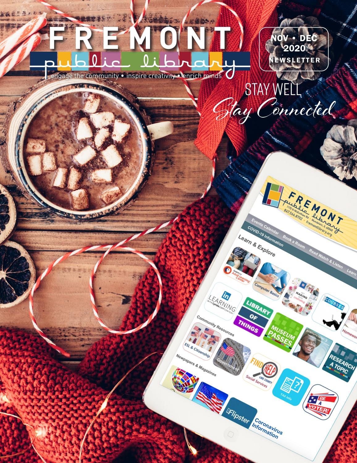 November December 2020 Newsletter by Fremont Public Library Issuu
