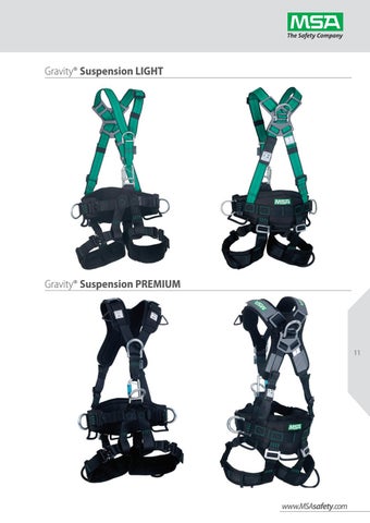 Proteção Contra Queda - Soluçõ 西文 MSA para trabalho em altura - MSA Safety Brasil 第 11 页