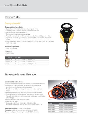 Proteção Contra Queda - Soluçõ 西文 MSA para trabalho em altura - MSA Safety Brasil 第 24 页