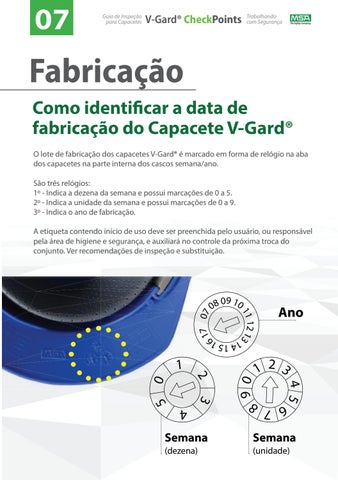 Guia 德文 inspeção para capacetes - V-Gard Check Points - MSA Safety do Brasil 第 7 页