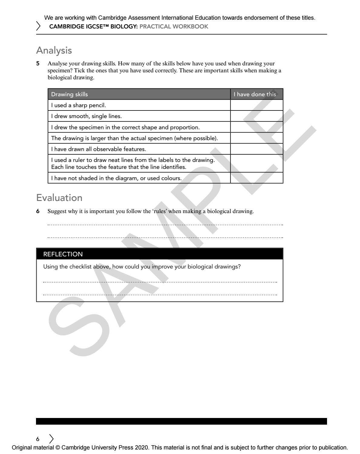 IGCSE Biology multi-component sample by Cambridge International ...