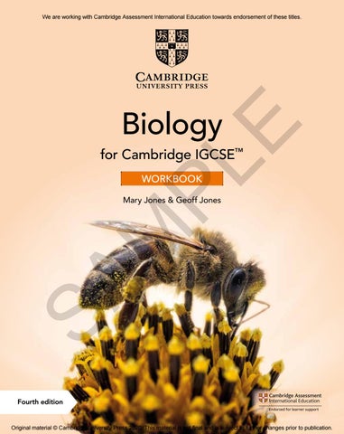 IGCSE Biology multi-component sample by Cambridge International ...