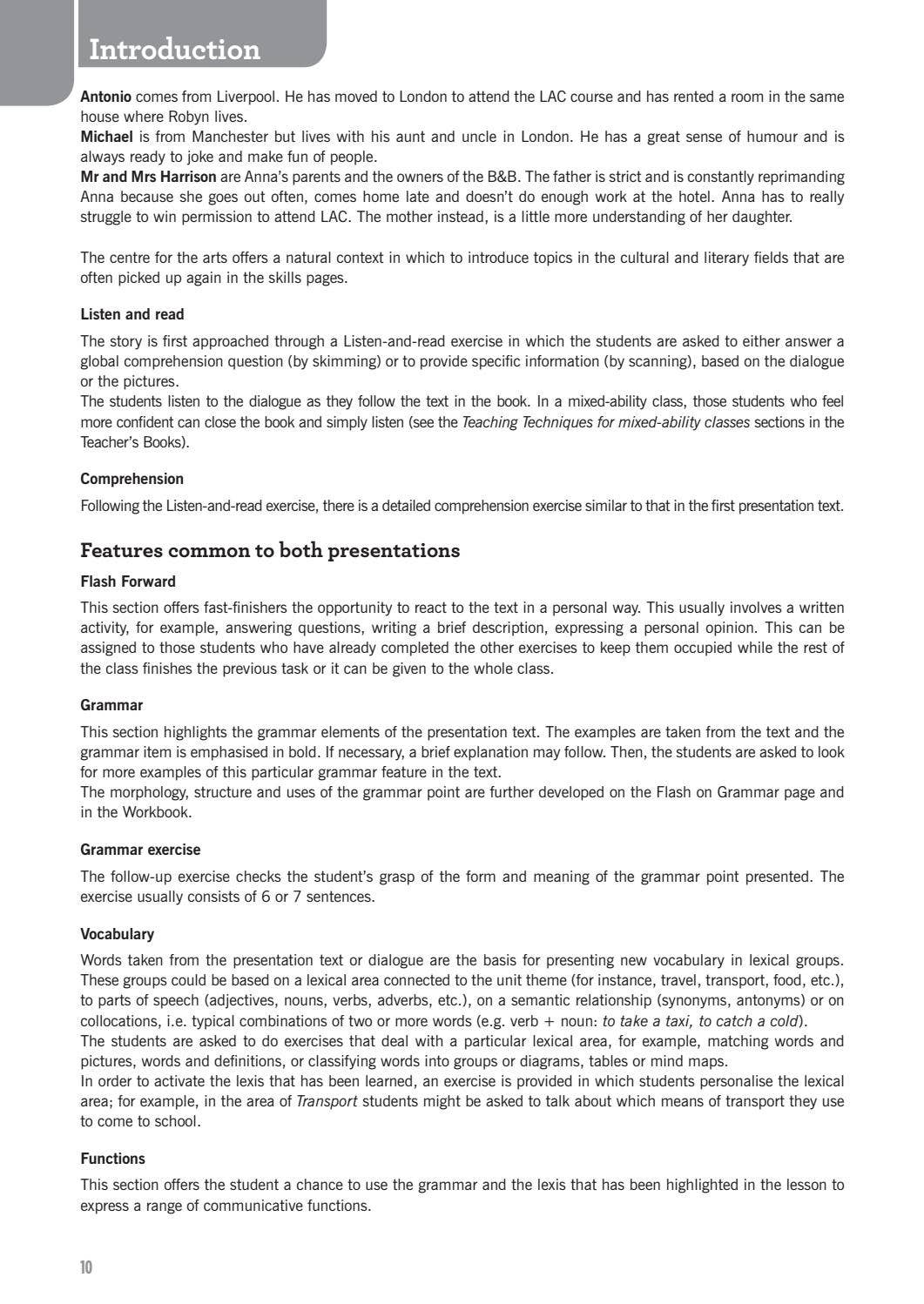 Flash Sample Flash on English Intermediate TB sample by ELI Publishing - Issuu