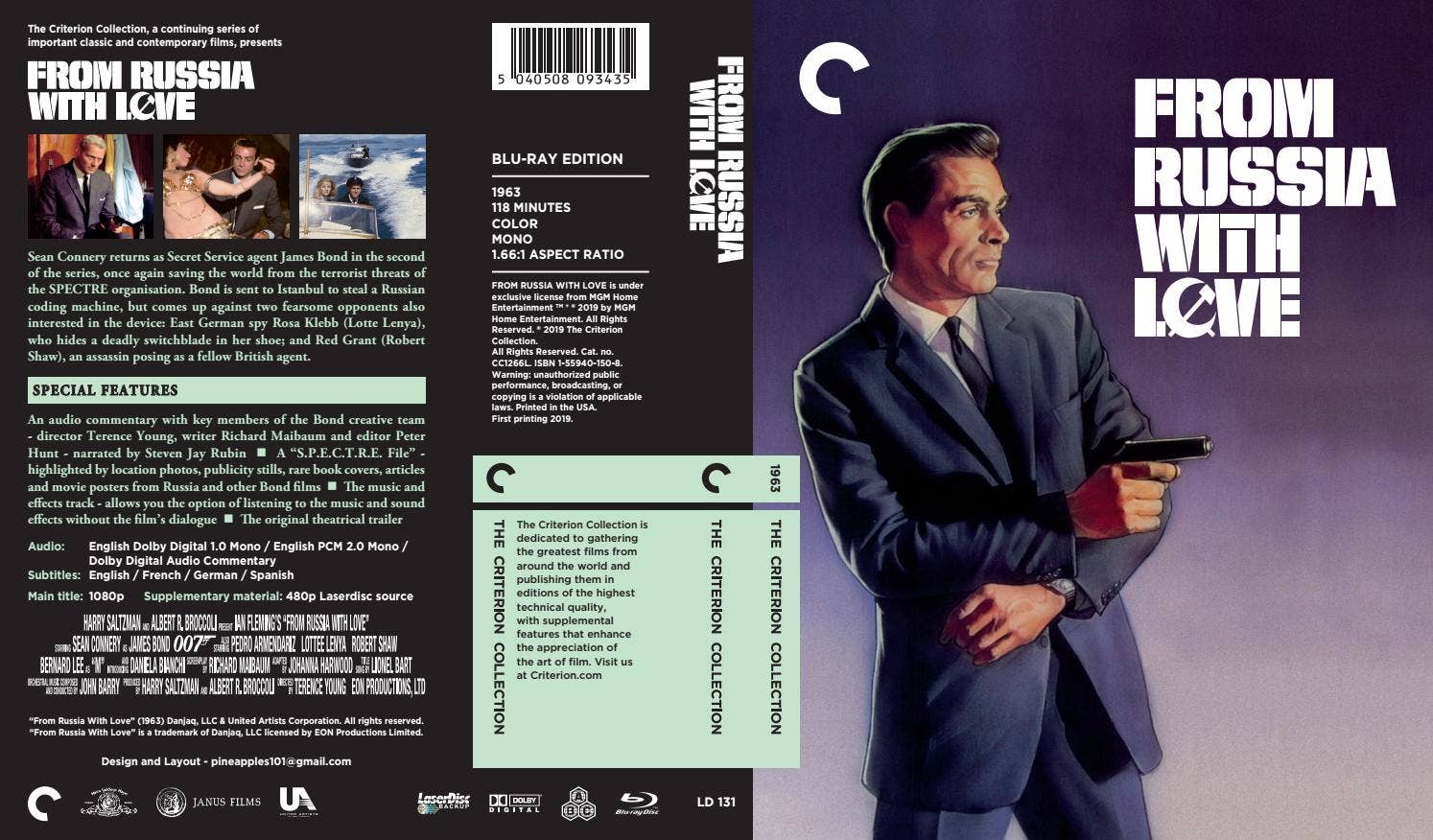 From Russia With Love - Criterion Collection Laserdisc