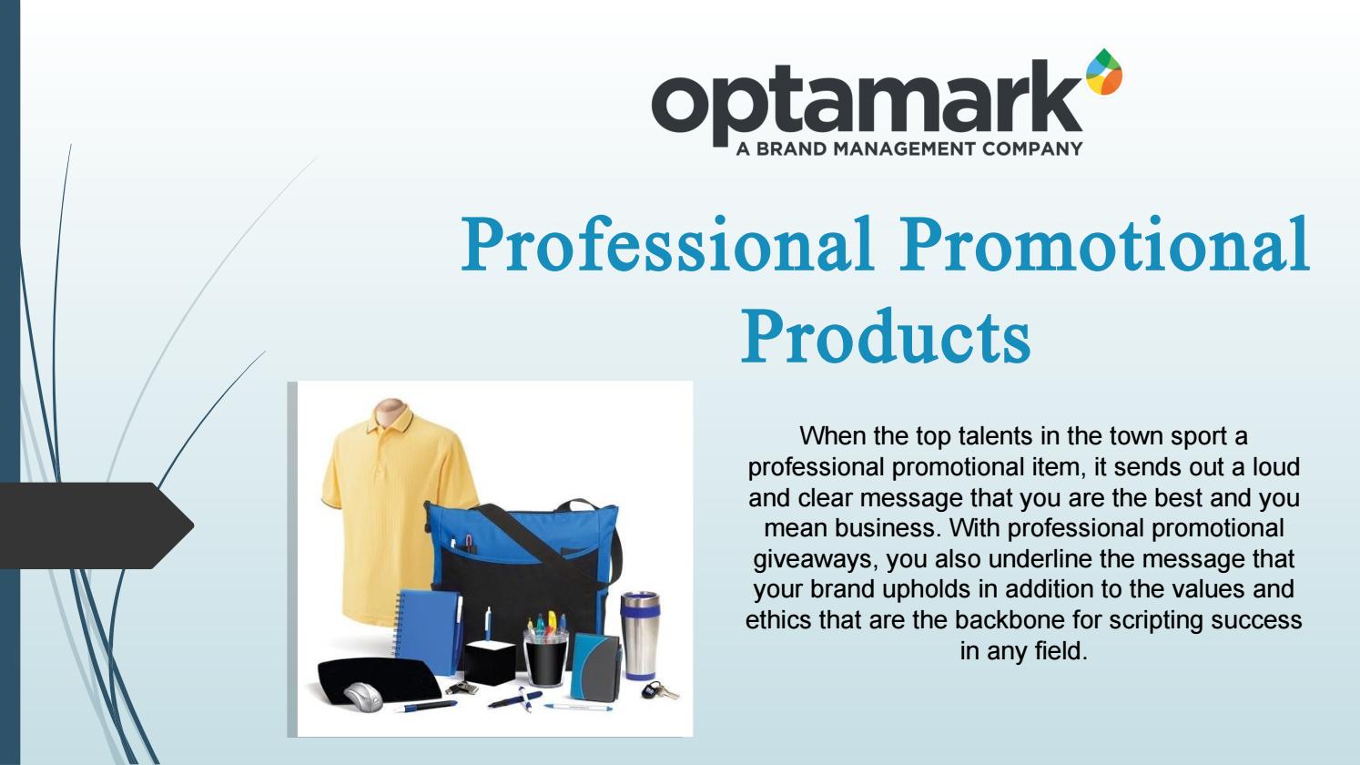 Healthcare Promotional Products by OptamarkG Issuu