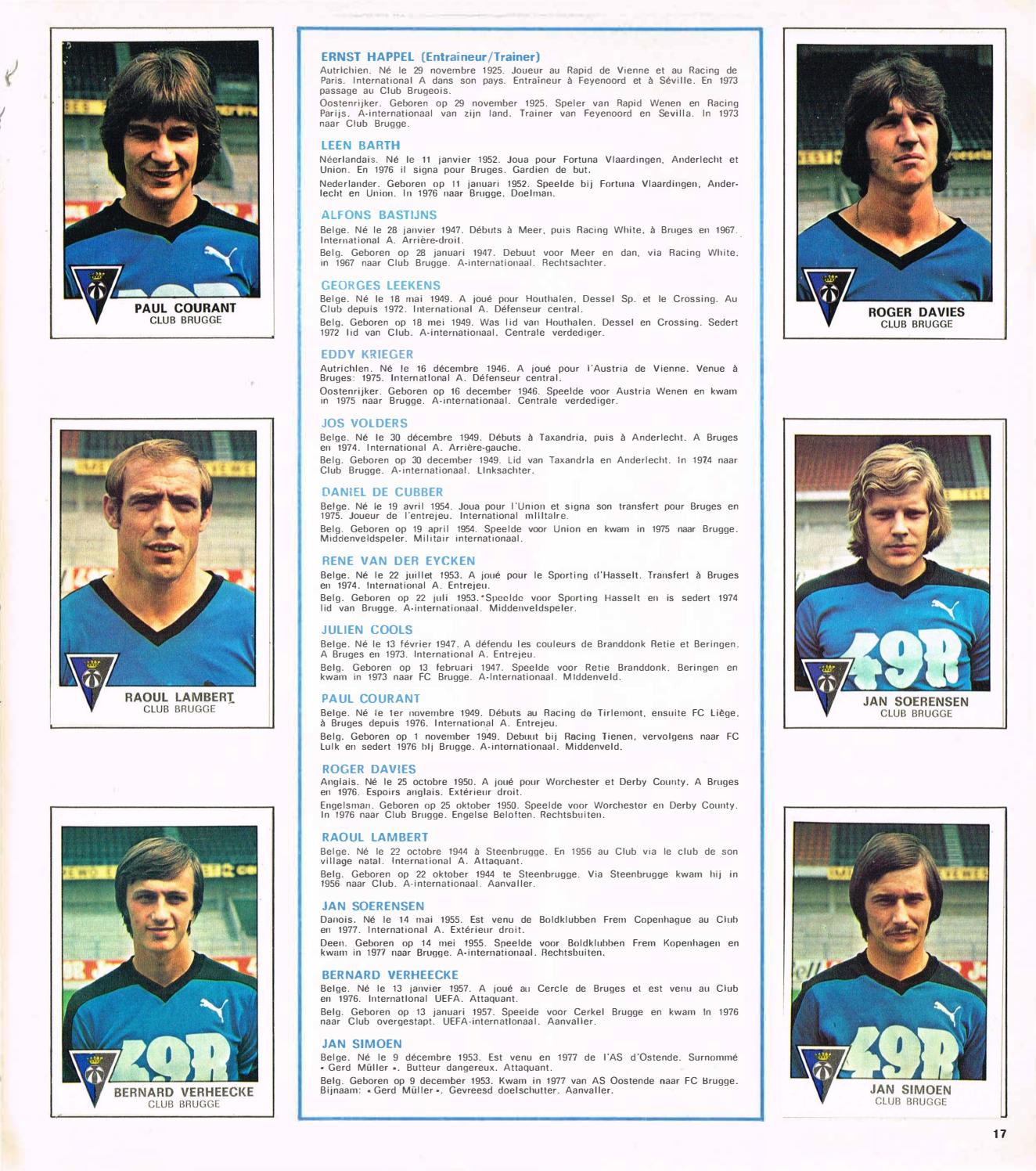 Panini Football Belgique 19771978 by Steve Verberckmoes Issuu