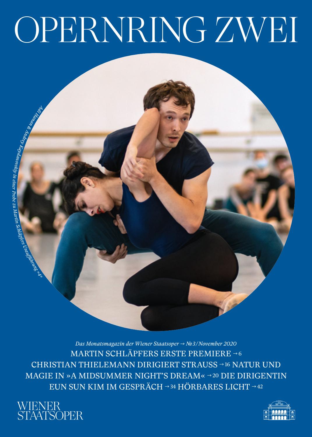 Opernring Zwei November 2020 By Wiener Staatsoper Gmbh Issuu