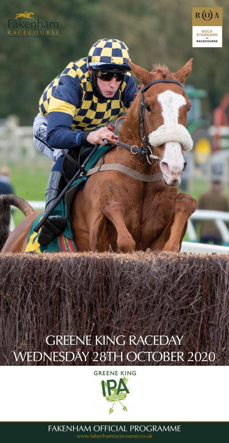 Faulkingham Races Fakenham Racecard - Wednesday 28th October by Weatherbys - Issuu