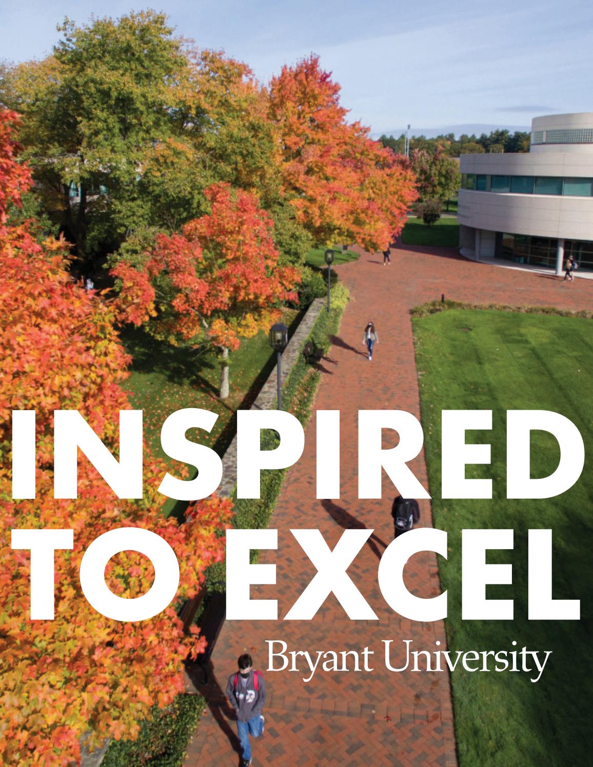 Bryant University Admission View book 2020 by Bryant University Issuu