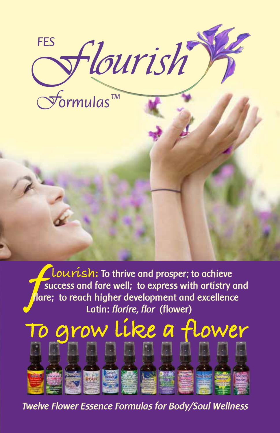 Flourish Flower Essence Formulas by Flower Essence Services Issuu