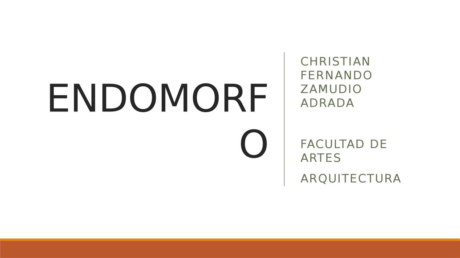 Endomorfo by ZamudioAdrada - Issuu