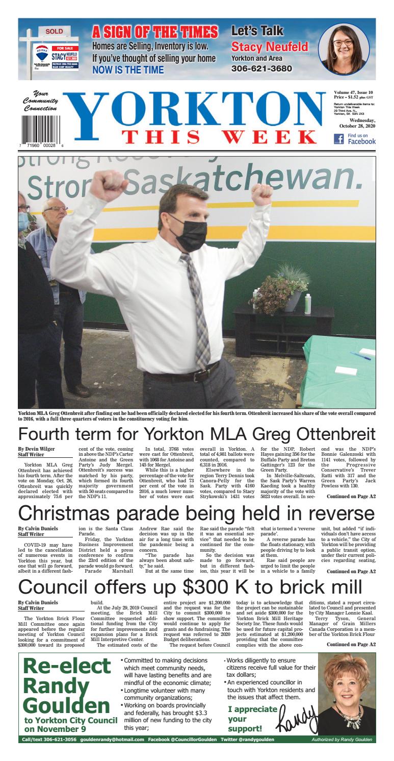 Yorkton This Week 2020 10 28 By Yorkton This Week Issuu
