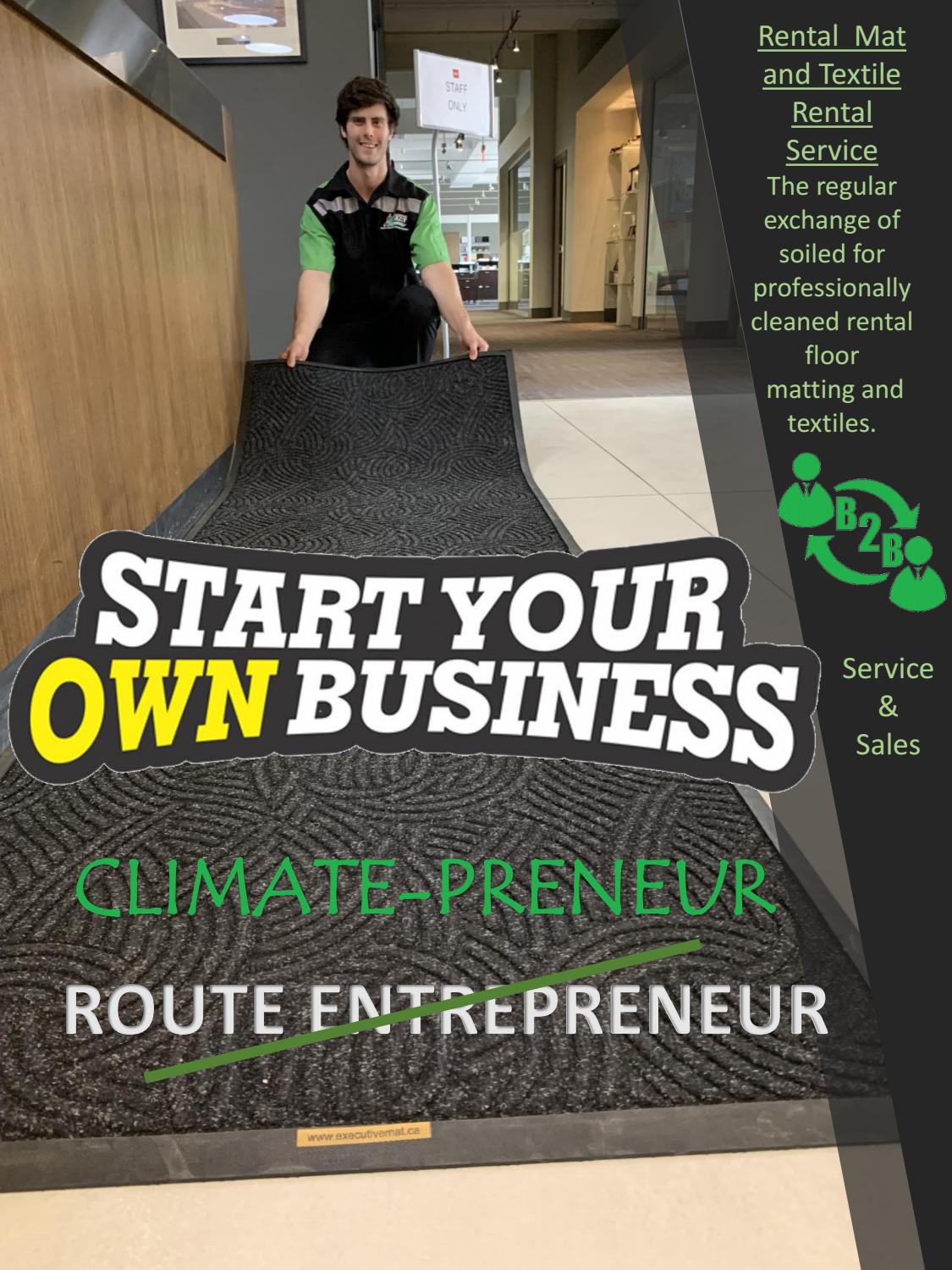 ClimatePreneur, Executive Mat Service, by executivemat Issuu