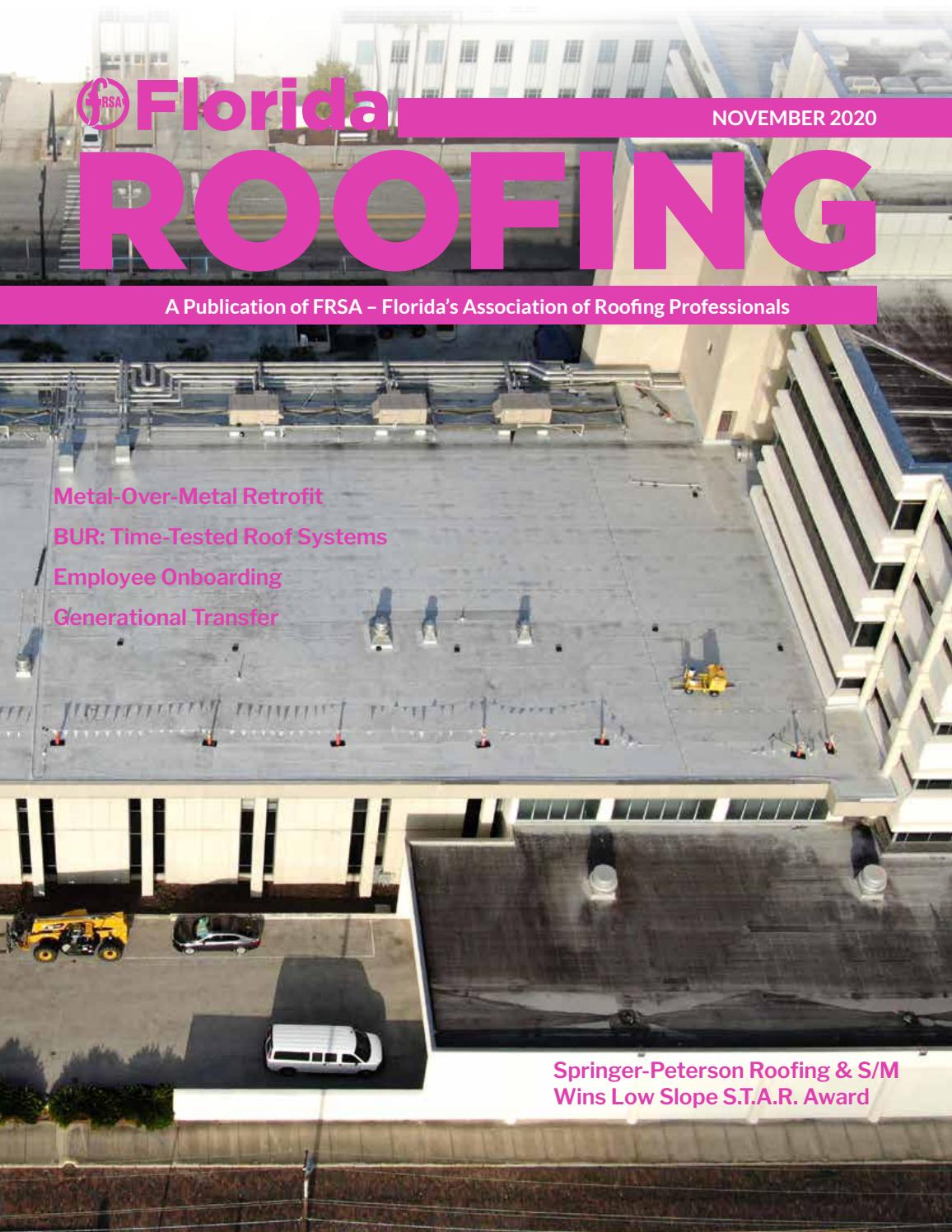 November 2020 by Florida Roofing Magazine - Issuu