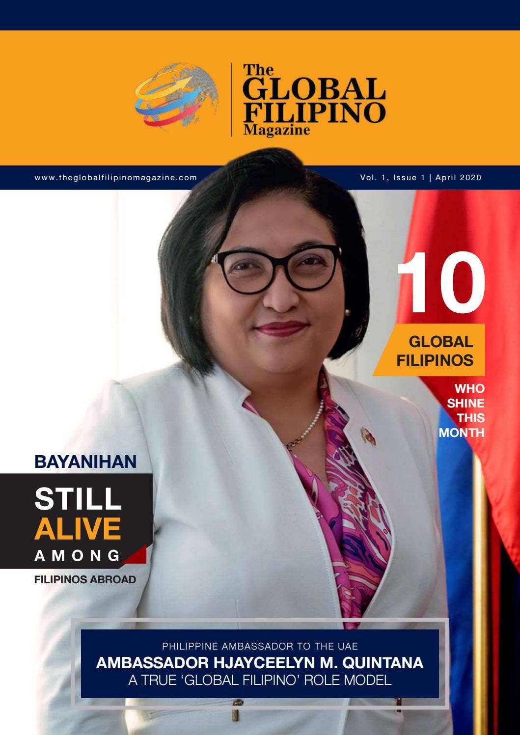 Magazine Sample Pinoy The Global Filipino Magazine | Volume 1 Issue 1 | April 2020 by The ...