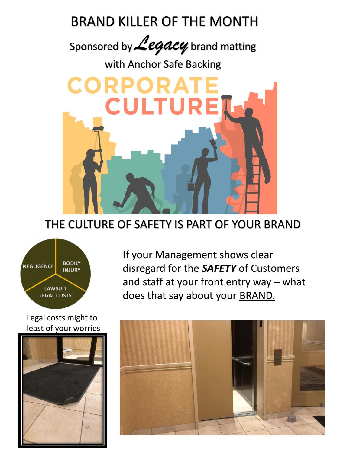 Executive Mat Service, Legacy matting with anchor safe backing by