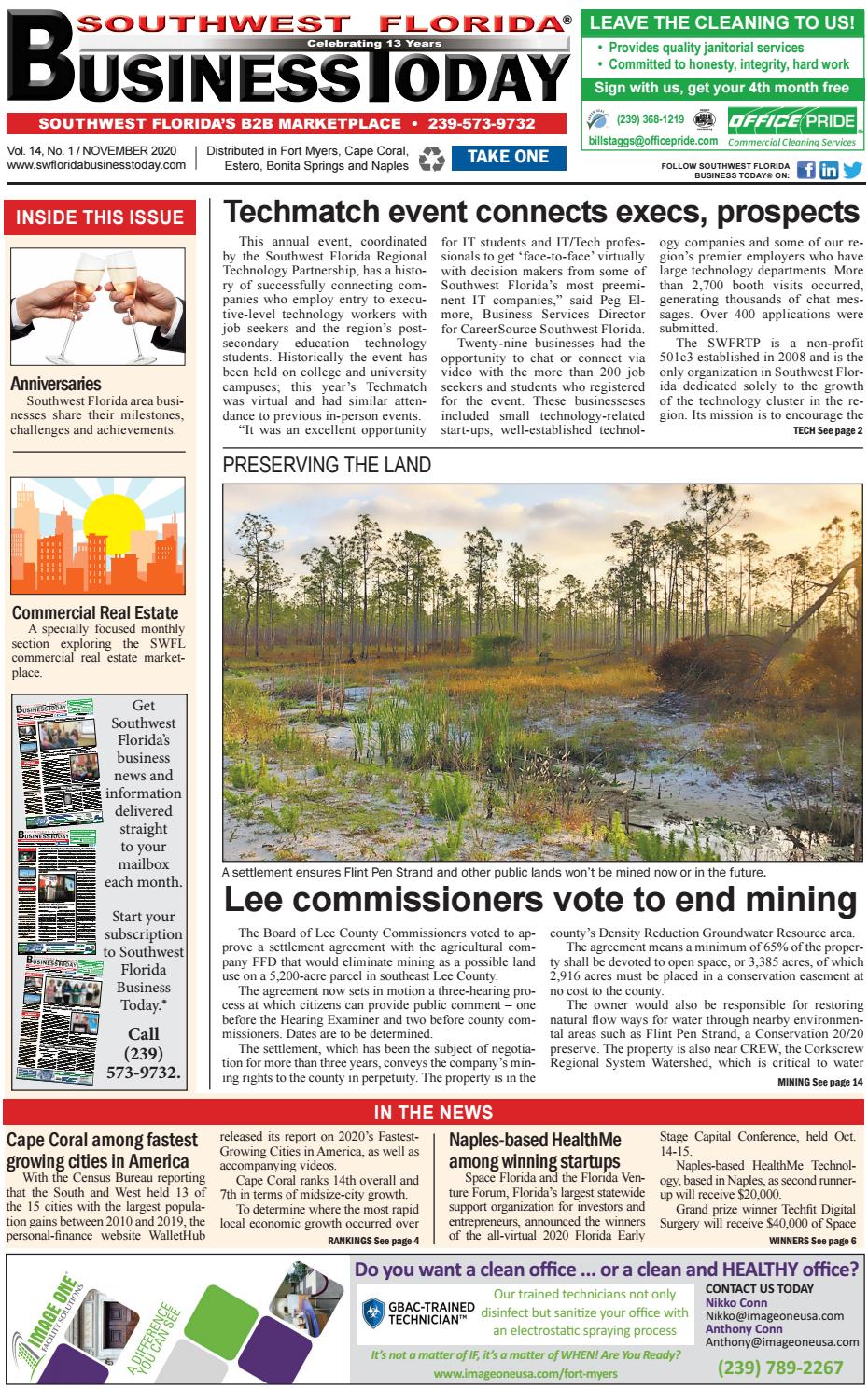 November 2020 Southwest Florida Business Today by Southwest Florida  Business Today - Issuu