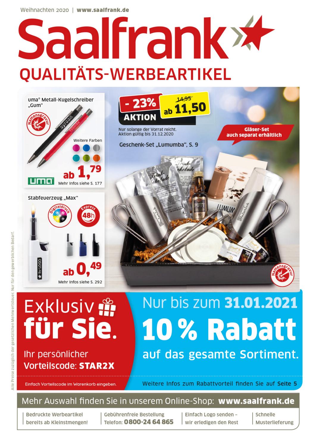 Blatterkatalog Saalfrank Weihnachten 2020 By Bettmer Gmbh Issuu