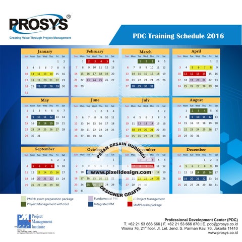 Desain Kalender Meja Iklan Perusahaan Prosis 第 11 页