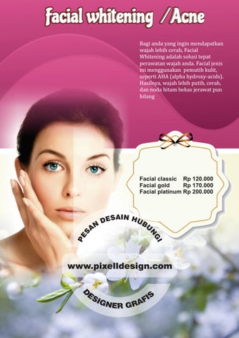 Buklet Iklan Skincare Kecantikan 第 2 页