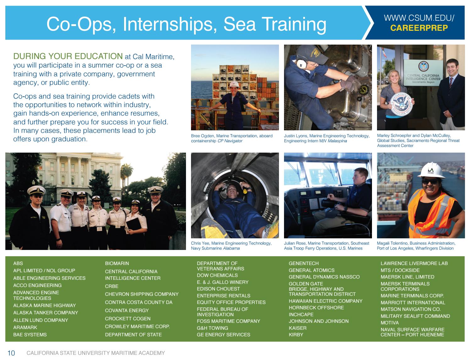 Cal Maritime 20202021 Viewbook by California State University Maritime