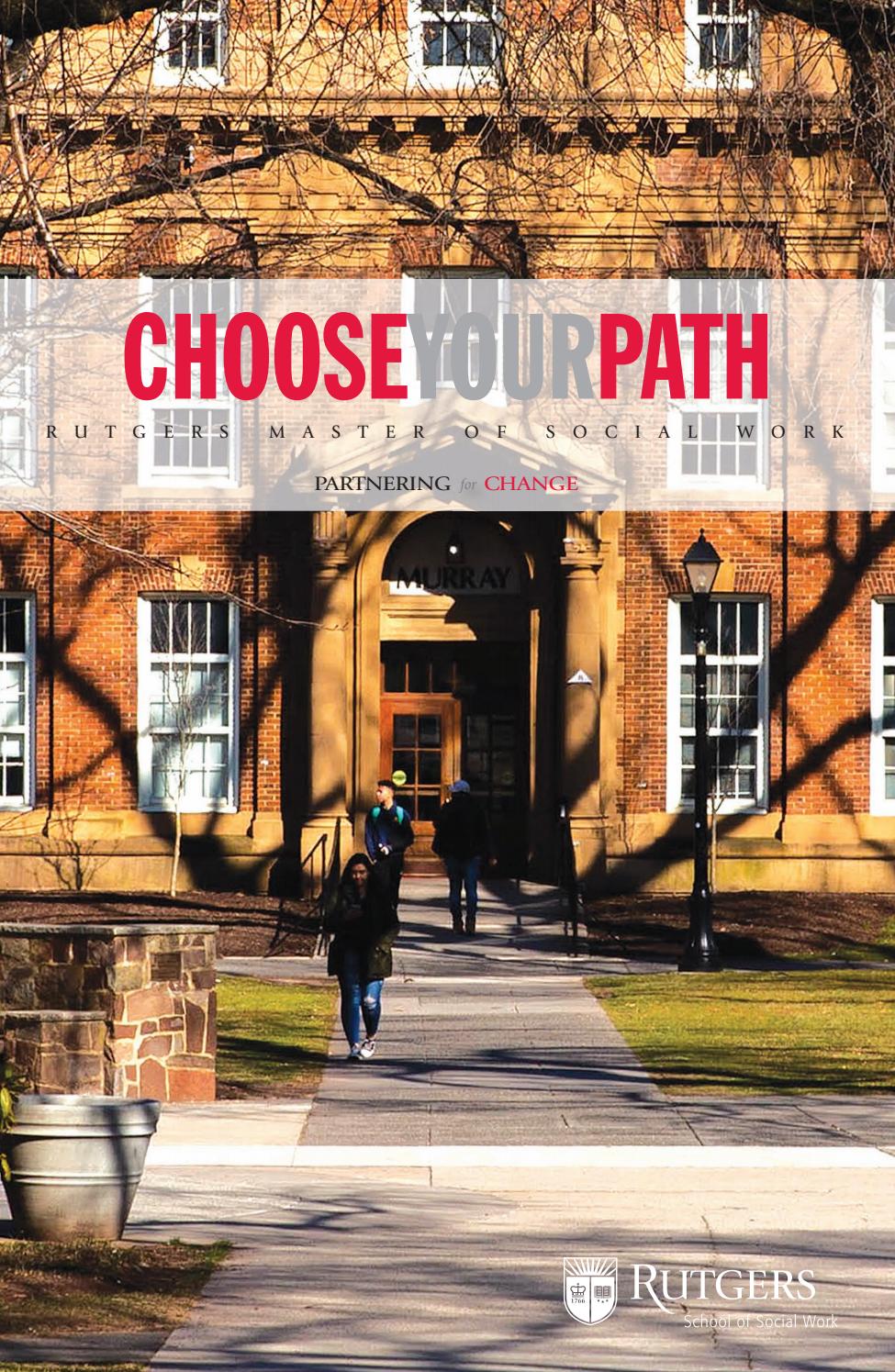 MSW Brochure by Rutgers SSW Issuu