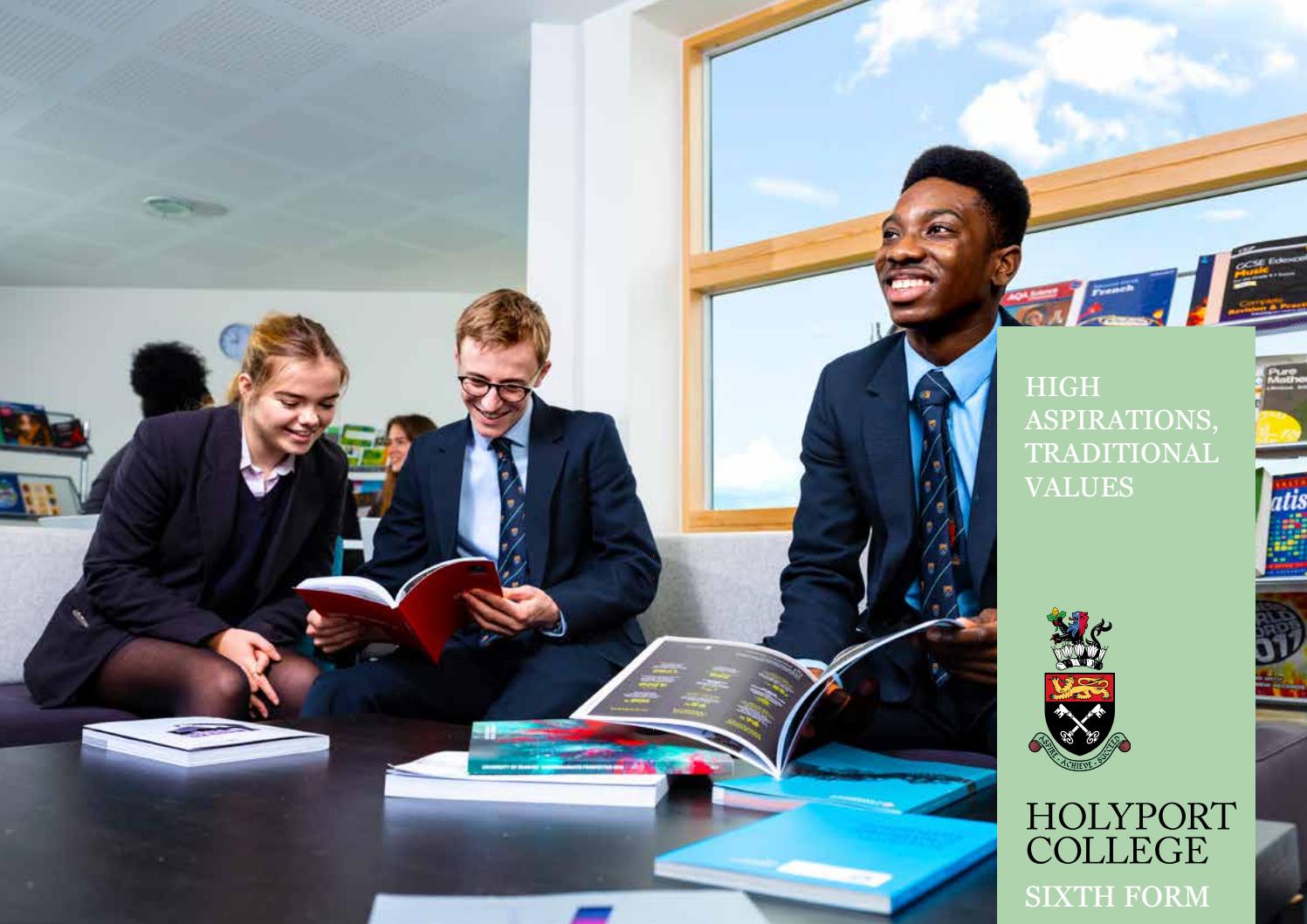 Sixth Form Prospectus 2020 by Holyport College Issuu
