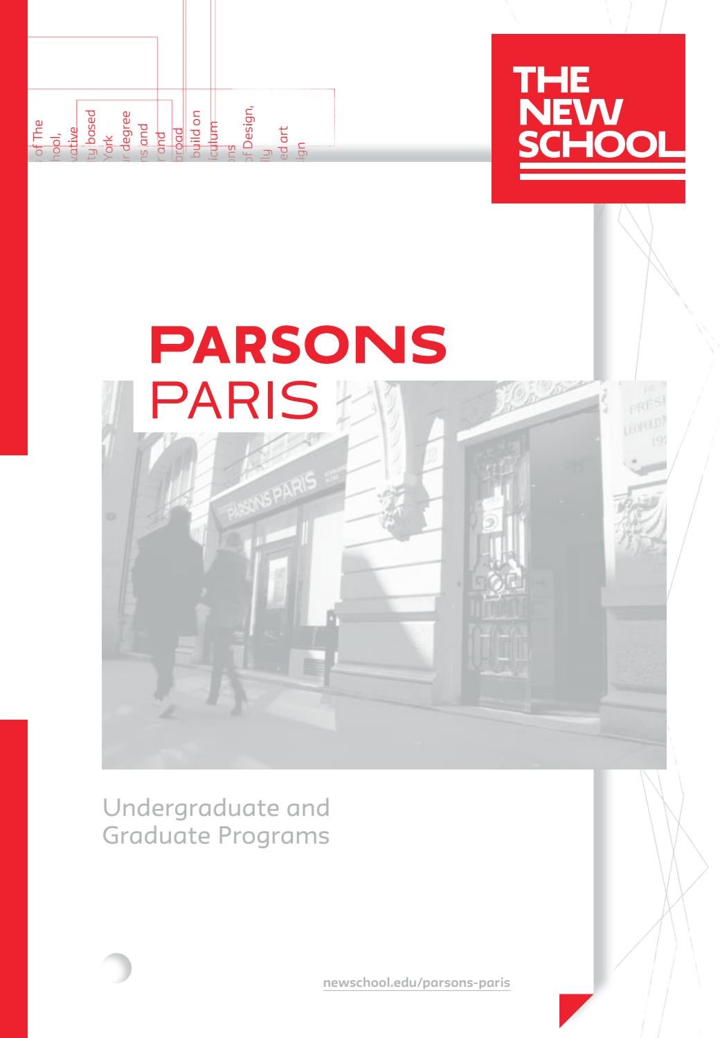 2020 Parsons Paris Viewbook by The New School Issuu