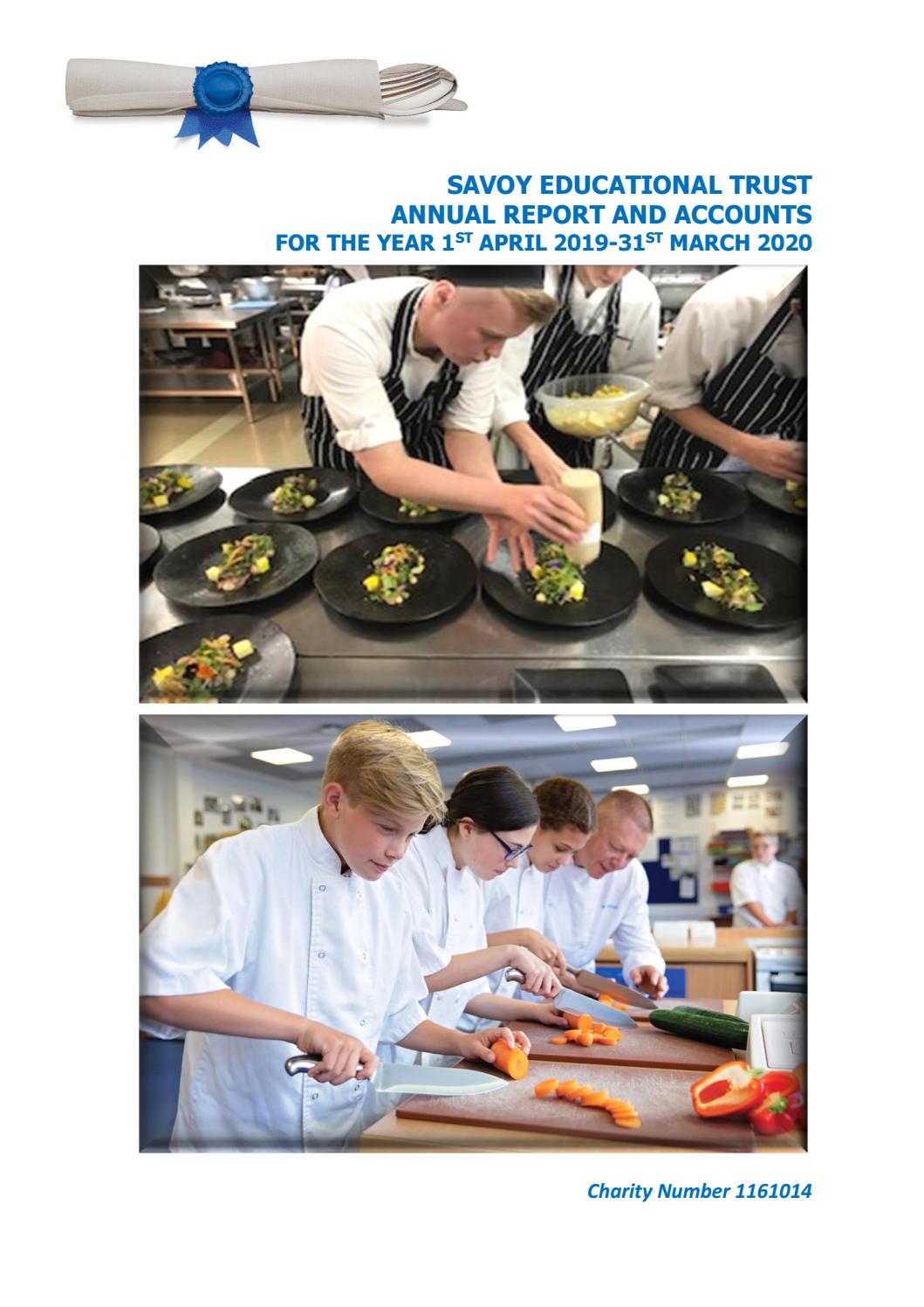 Savoy Educational Trust Annual Report And Accounts For The Year 1 April 19 31 March By Leisure Media Issuu