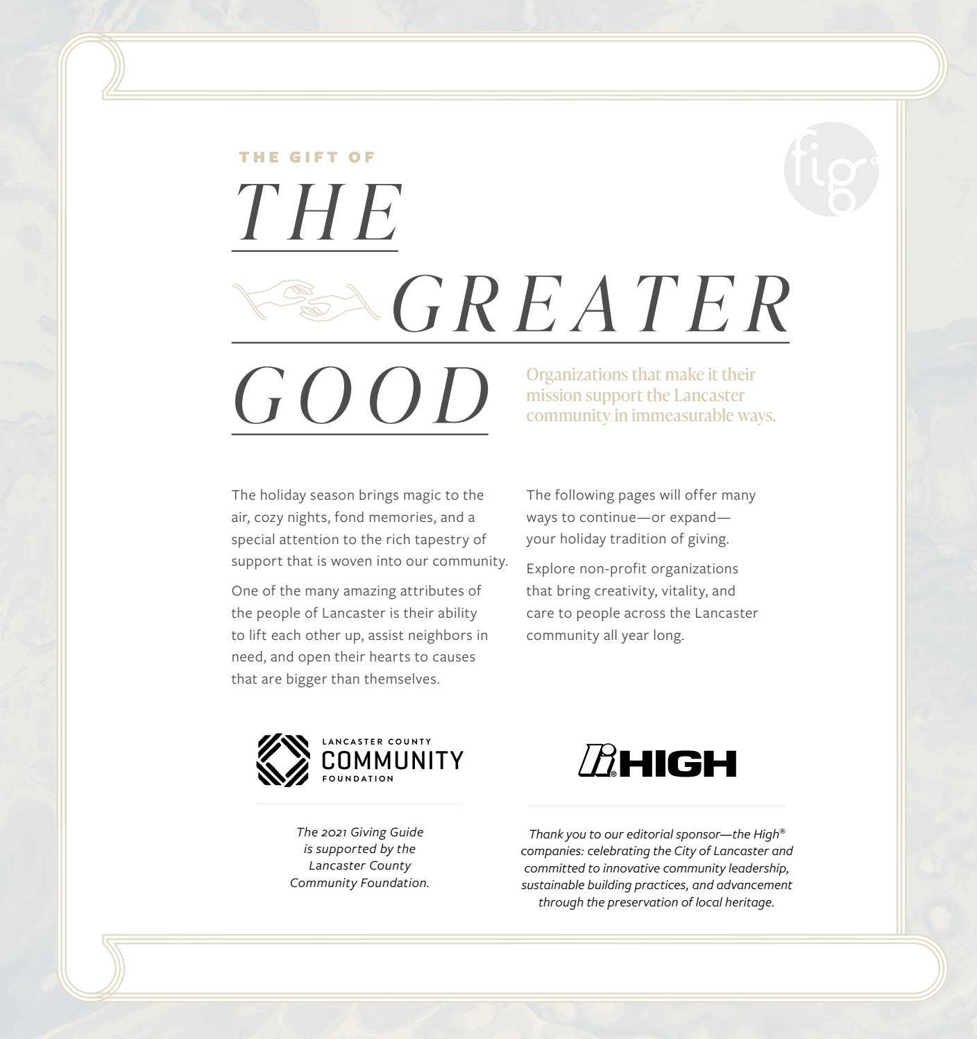 Fig Lancaster Winter 2020 - The Greater Good Guide by Fig Magazine - Issuu