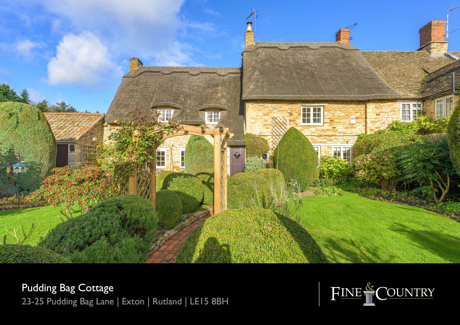 Pudding Bag Cottage, Exton by fineandcountrystamford Issuu