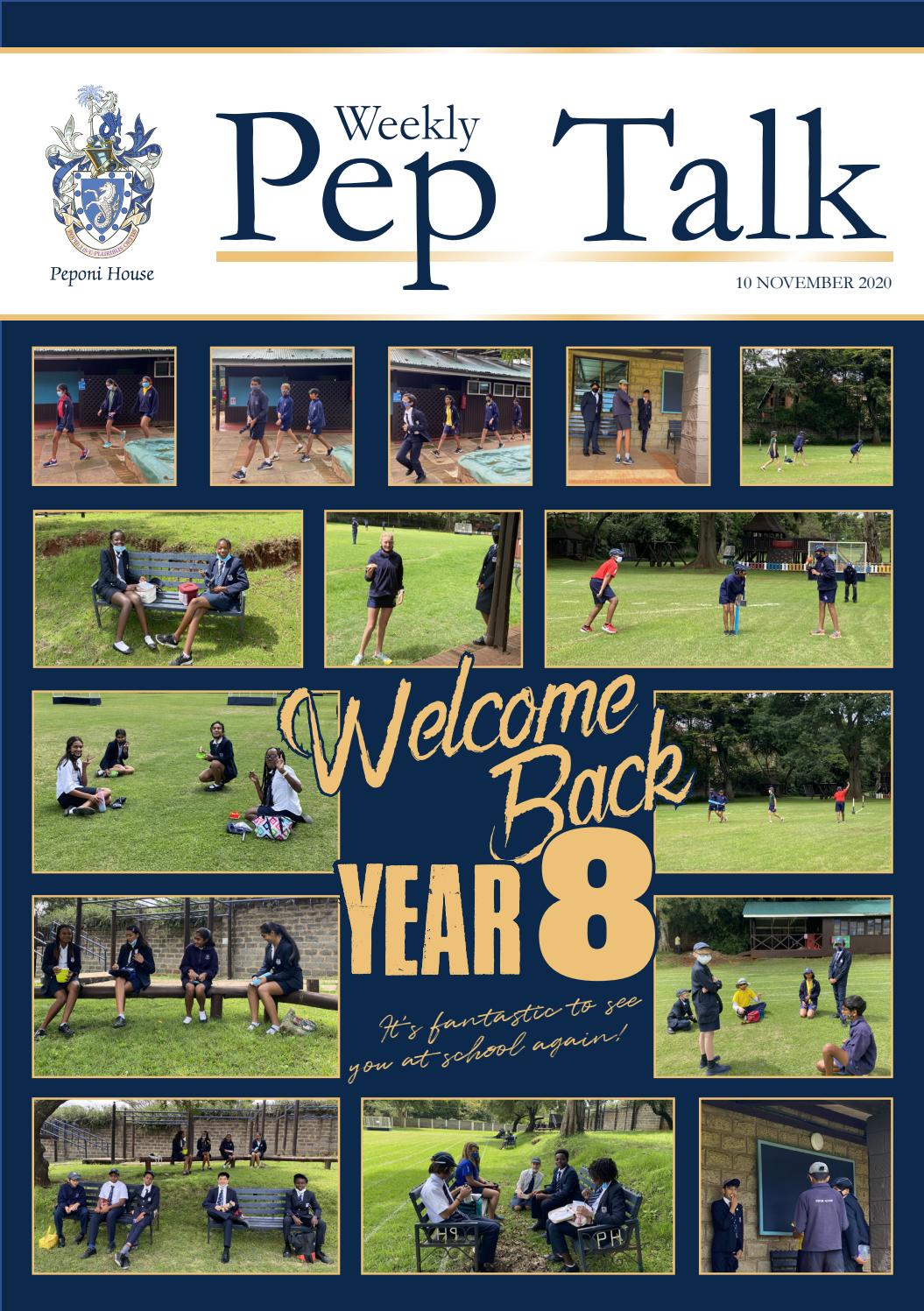 Pep Talk 10 November By Peponi School Issuu