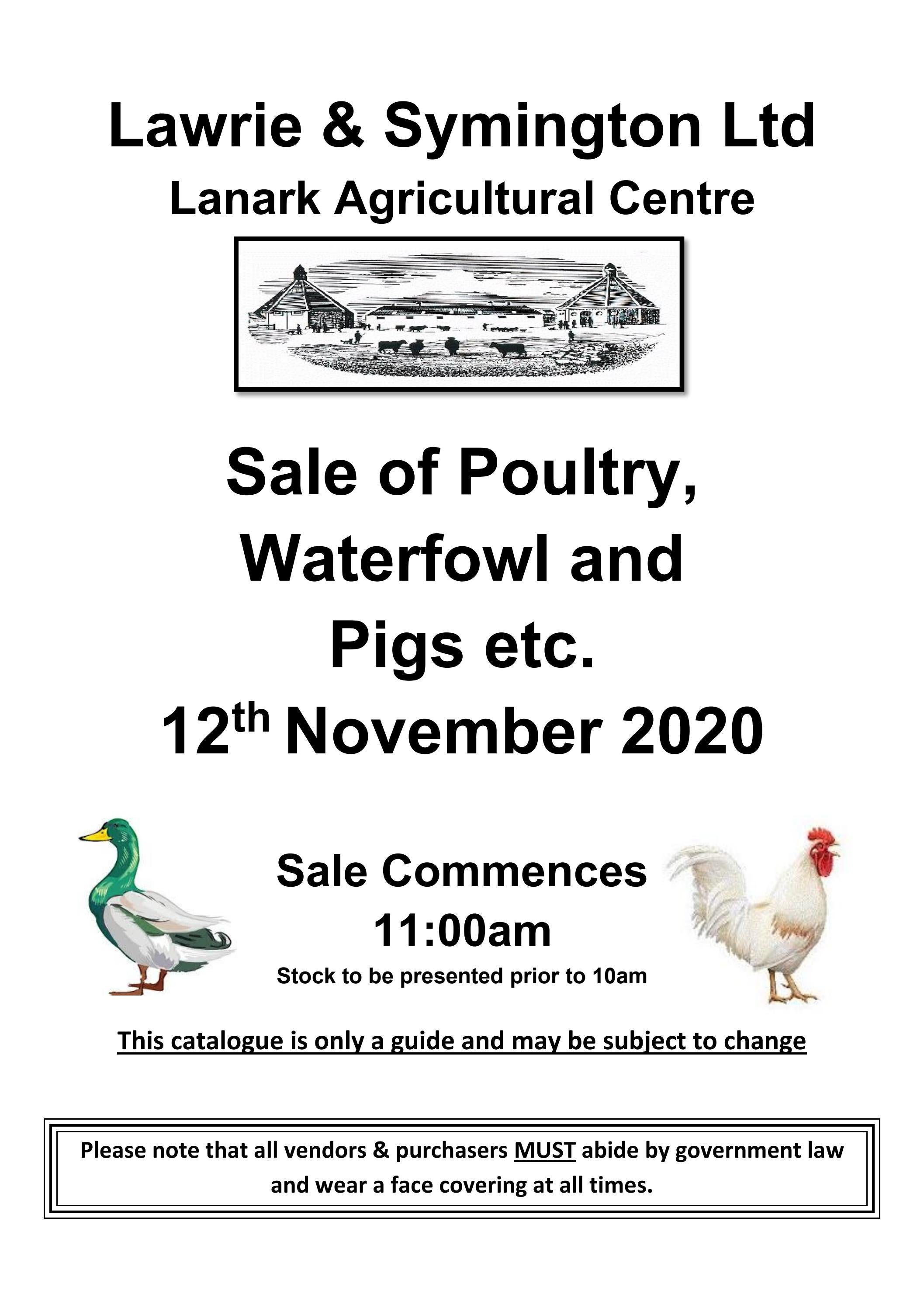 12th November Poultry Catalogue by lawrieandsymington Issuu